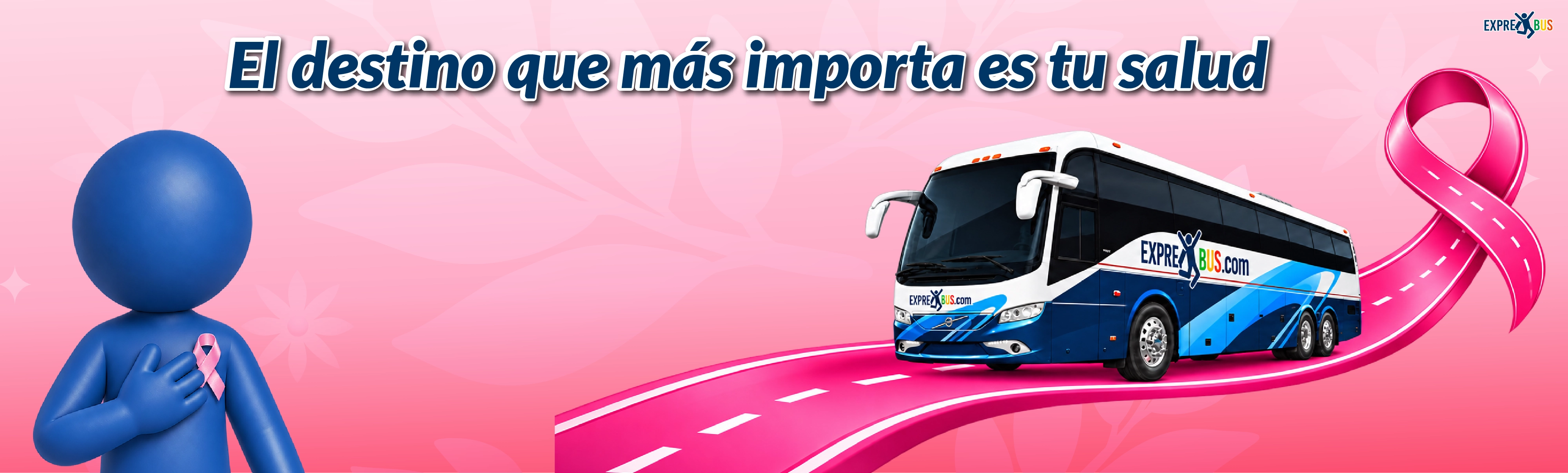 exprebus conmemora el mes de lucha contra el cancer de mama