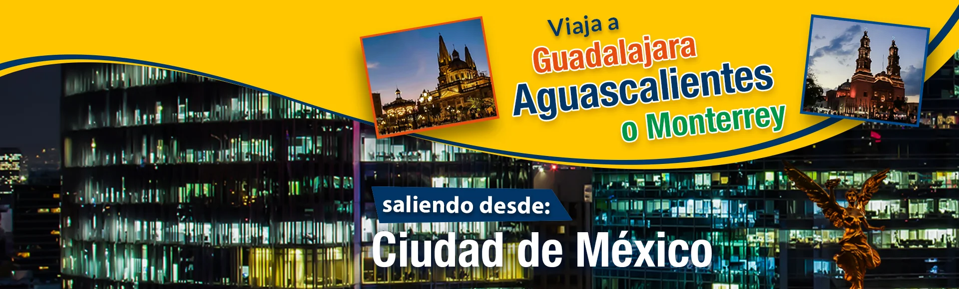 boleto autobus camion de guadalajara aguascalientes o monterrey a ciudad de mexico