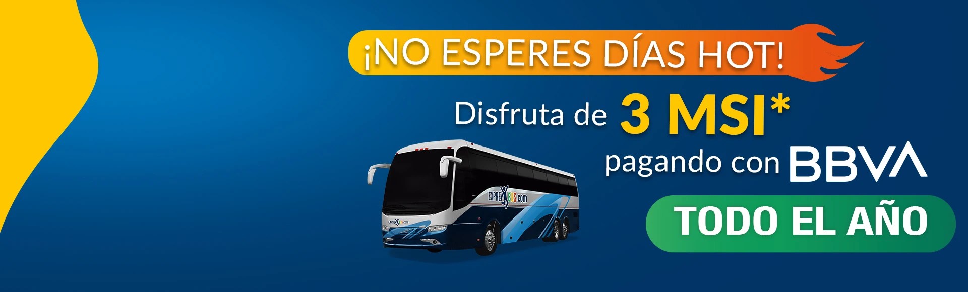 no esperes dias de venta hot mejor disfruta de 3 msi pagando con BBVA todo el año
